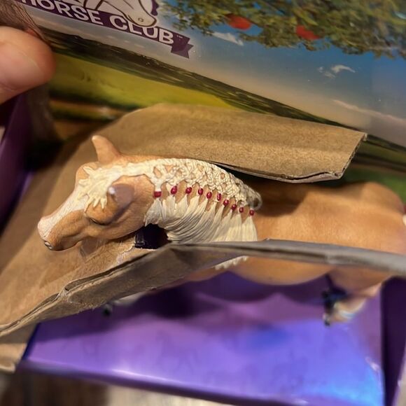 SCHLEICH NEW / Haflinger Mare HORSE W/ Braids 13812 new never played with - Picture 4 of 7